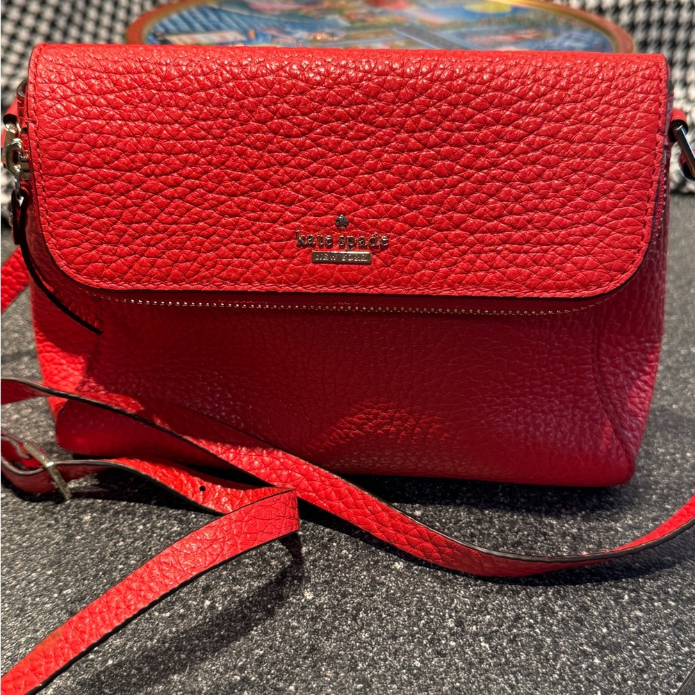 Kate Spade Vibrant Red Crossbody Bag